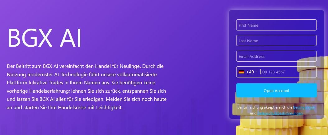 BGX AI Erfahrungen – Seriöse KI-Handelsplattform oder Betrug?