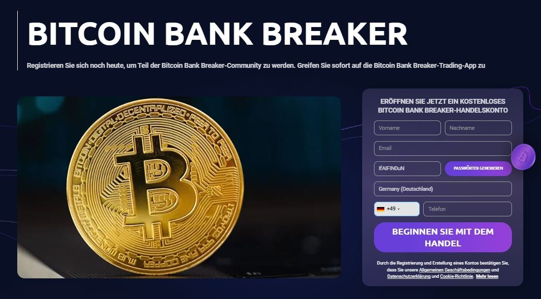 Bitcoin Bank Breaker DE