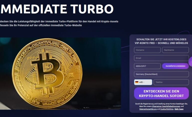 Immediate Turbo Erfahrungen – Seriös Krypto-Plattform oder Betrug