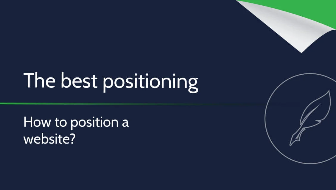 Web positioning: 20 steps to be the first