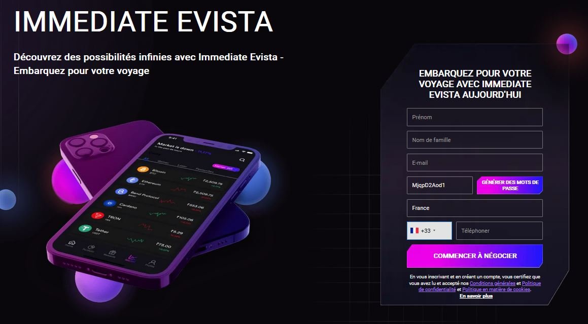 Immediate Evista Avis – Evista 1.4 Crypto Platform Arnaque ou Légitime?