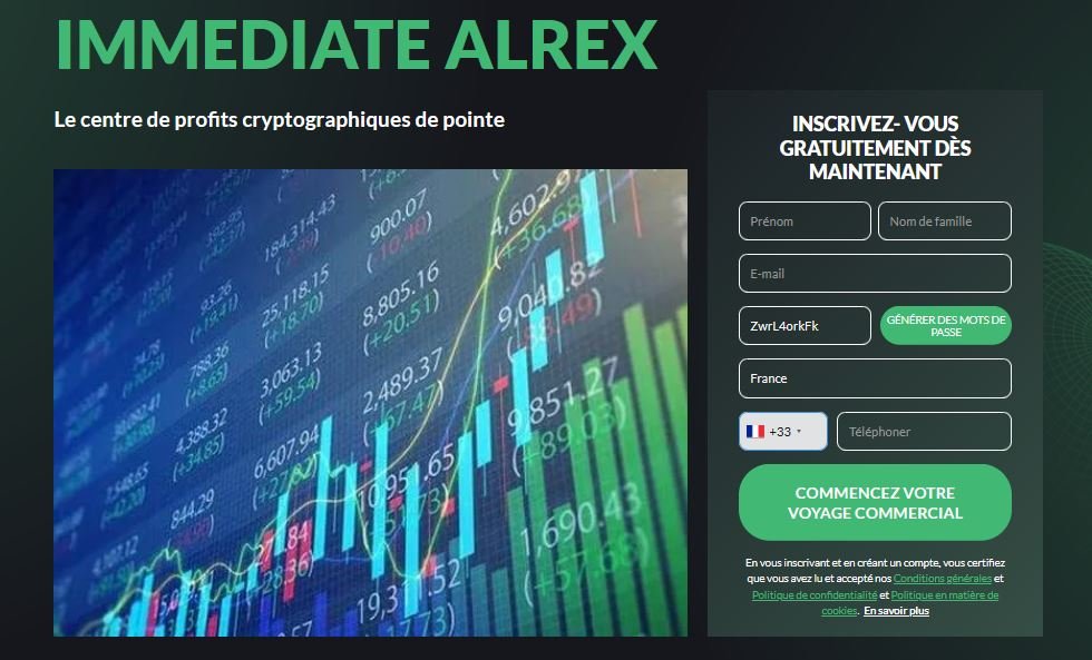 Immediate Alrex 500 Avis – (Alrex AI & 5.0) Légitime ou Arnaque?