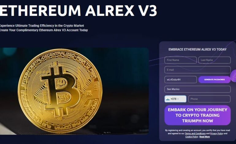 Ethereum Alrex V3 Reviews – The Next Generation Crypto Platform!