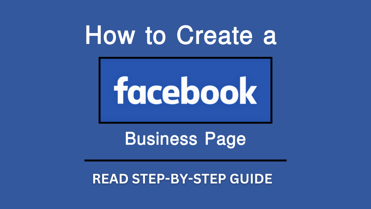 How to create a Facebook business page step by step