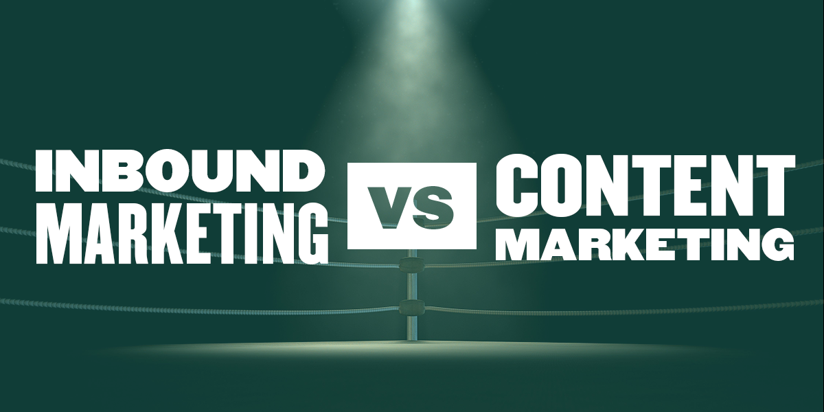 Inbound Marketing vs. Content Marketing
