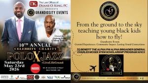Grandiosity Events 10th Celebrity PoloxJazz and partnership to benefit Alpha Phi Alpha General McGee STEM in one week