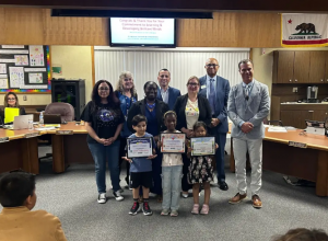Perris Elementary School District Celebrates Student Literacy Success at Board of Education Meeting