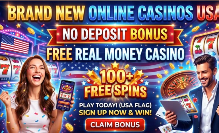 Brand New Online Casinos USA No Deposit Bonus | Free Real Money Casino No Deposit Free Spins by Betus