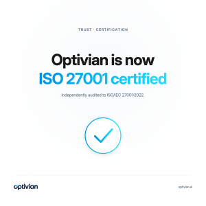 Optivian Achieves ISO/IEC 27001:2022 Certification for Ollie, Its AI Sales Co-Worker