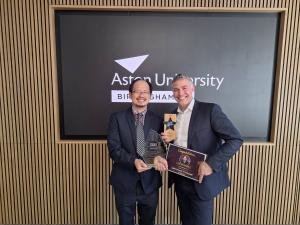 Professor Chang of Aston University Wins National Technology Award for His AI Work and Impact