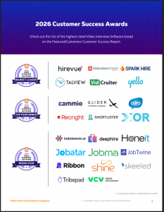 The Top Video Interview Software Vendors According to the FeaturedCustomers Summer 2026 Customer Success Report Rankings