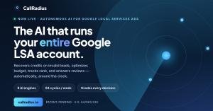CallRadius Launches Patent-Pending AI That Autonomously Manages an Entire Google Local Services Ads Account