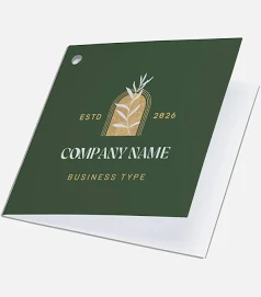 Custom Folded Tags for Professional Product Look