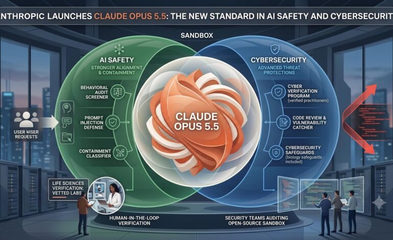 Anthropic Launches Claude Opus 5.5 With Stronger AI Safety and Cybersecurity Protections