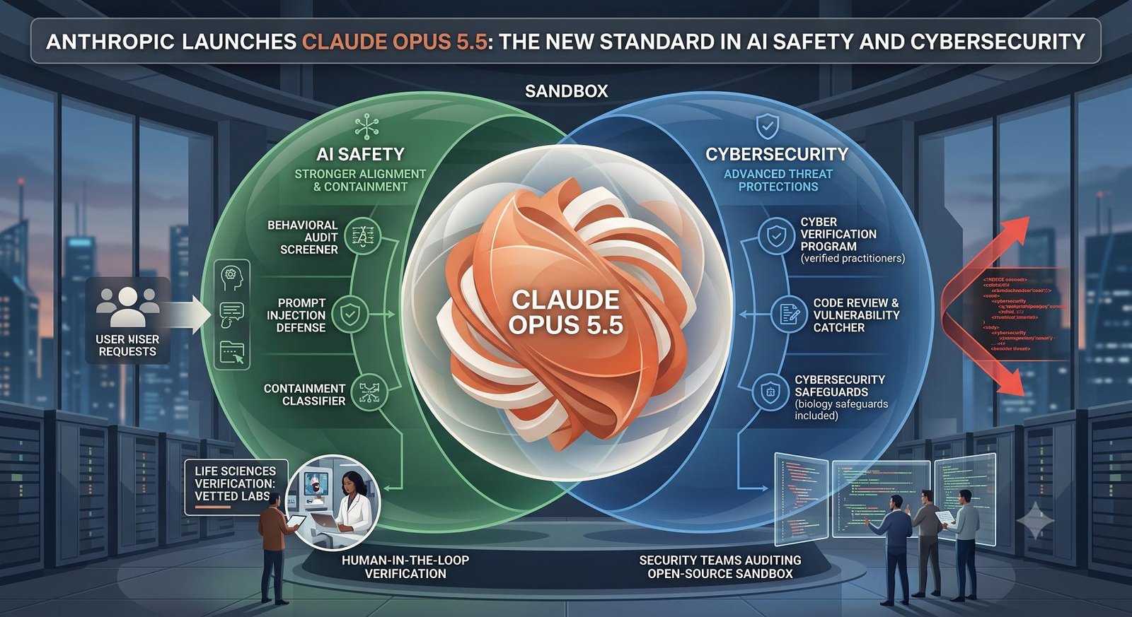 Anthropic Launches Claude Opus 5.5 With Stronger AI Safety and Cybersecurity Protections